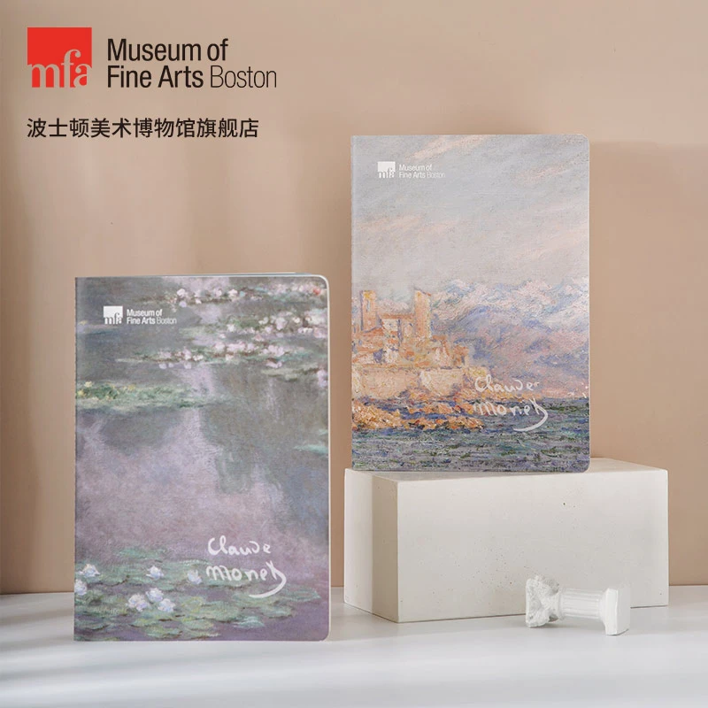 MFA波士顿美术博物馆莫奈文具本书签笔记本学生用生日礼物送男生