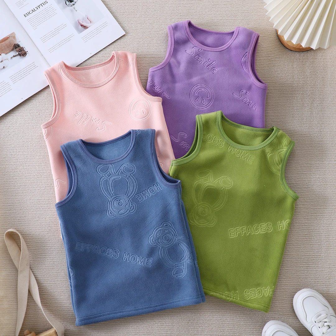 婴儿奥粒绒马甲秋冬新款衣服宝宝套头背心冬装男童马夹冬款童装女