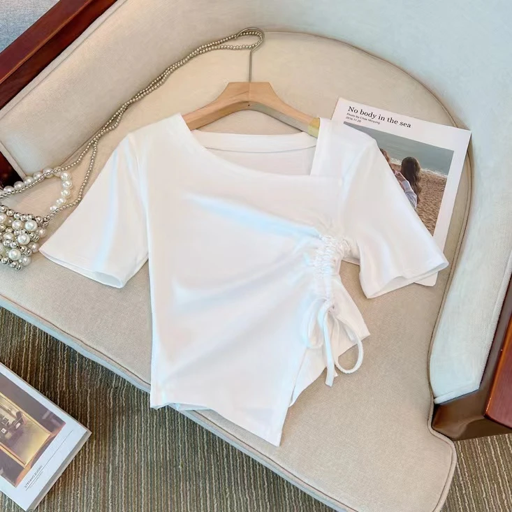 千雅家2024新款气质长袖白色时尚洋气百搭女士春季法式宽松衬衣