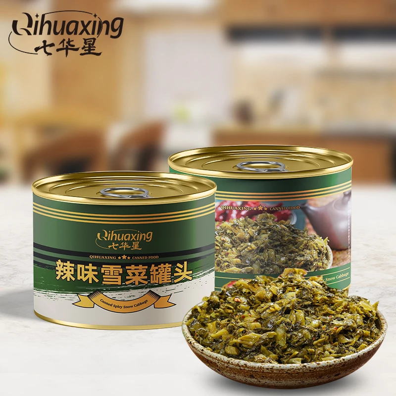 七华星辣味雪菜罐头囤粮方便凉菜小菜