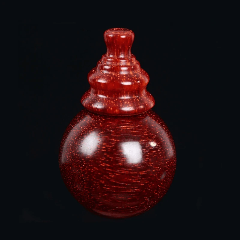 印度小叶紫檀佛塔三通佛头珠子散珠单珠金刚星月菩提diy手串配饰