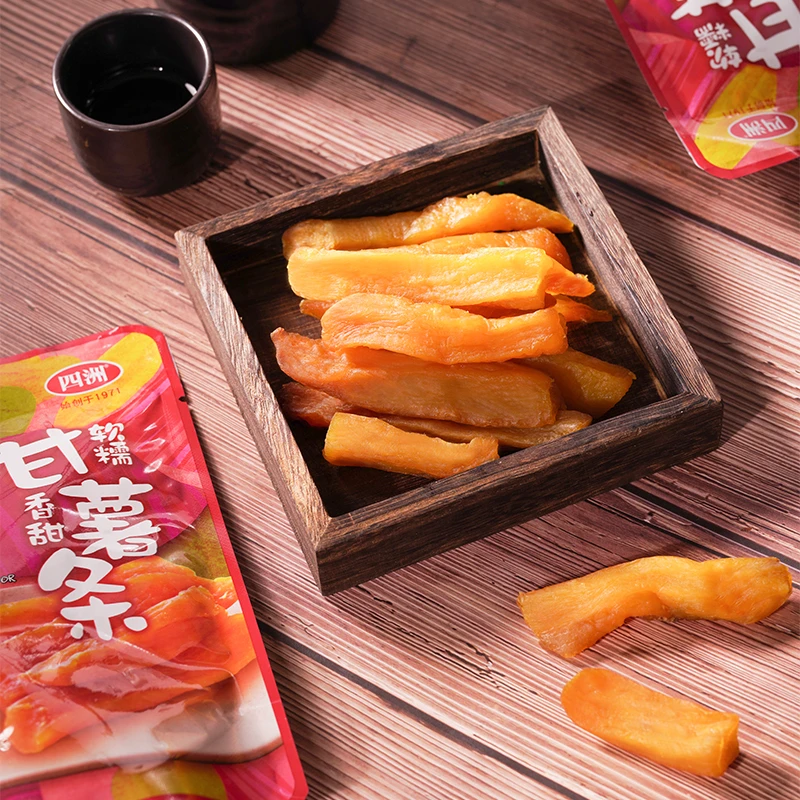 四洲甘薯条优质番薯干紫薯干地瓜干软糯休闲小零食香甜健康精选