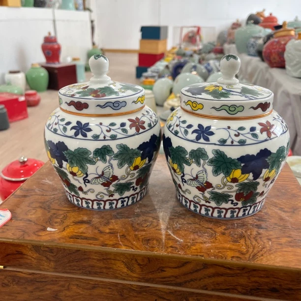 福禄双全茶叶罐储物罐a43