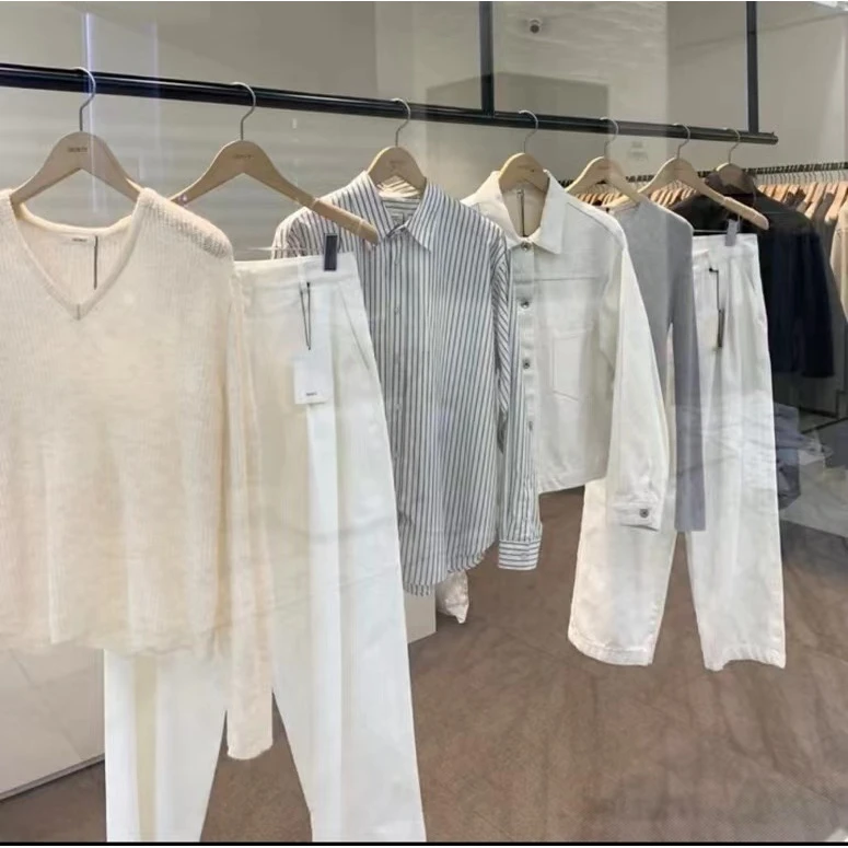 【北】32206新款春季三杠针织毛衣运动宽松潮流男女款