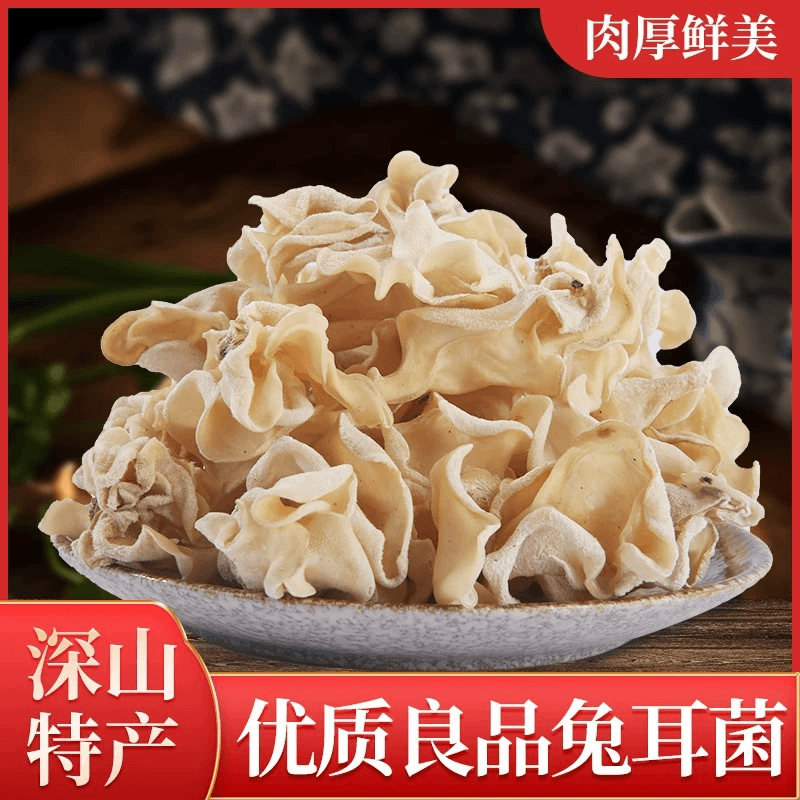 【图哥闯世界】湘西玉耳 椴木玉耳  干白木耳兔耳150g