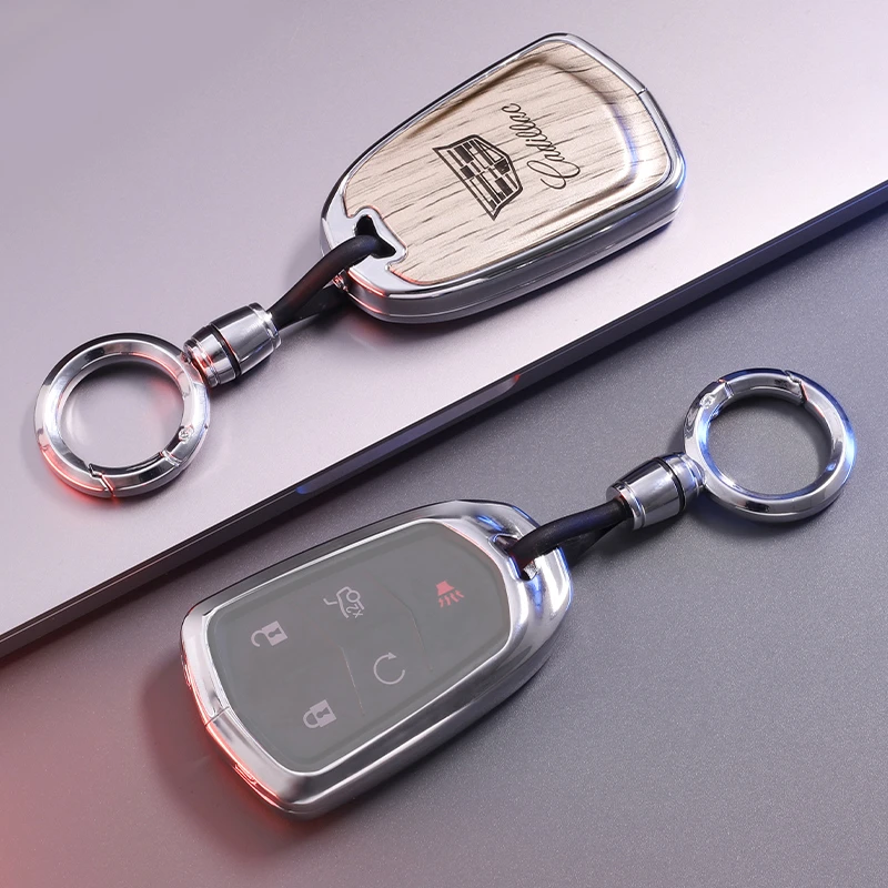 两棵草凯迪拉克ct5钥匙套xt4全包xt6扣ct6金属ct4车gt4高档xt5壳