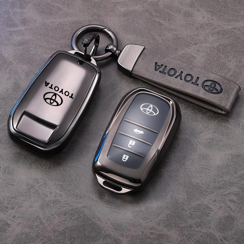 适用丰田锋兰达钥匙套新款塞纳汉兰达雷凌锐放威飒格瑞维亚车壳扣