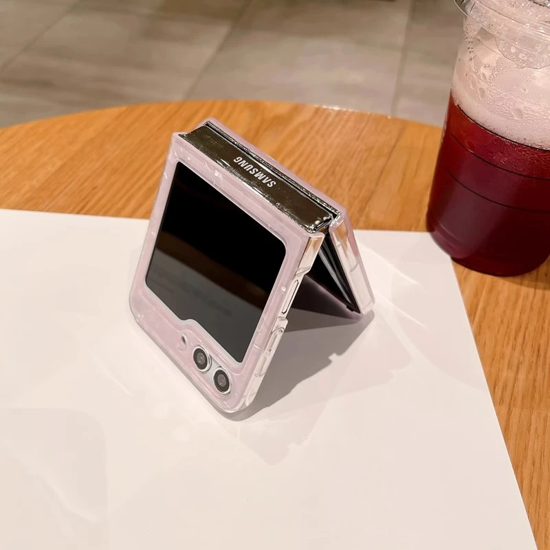 适用于三星Galaxy Zflip5手机壳W23flip贝壳纹全包边折叠屏防摔套