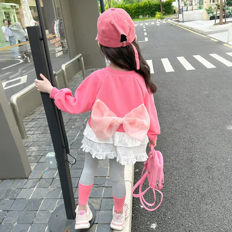 春季2024新款女童春秋超洋气时髦两件套女孩网红秋季长袖外套套装