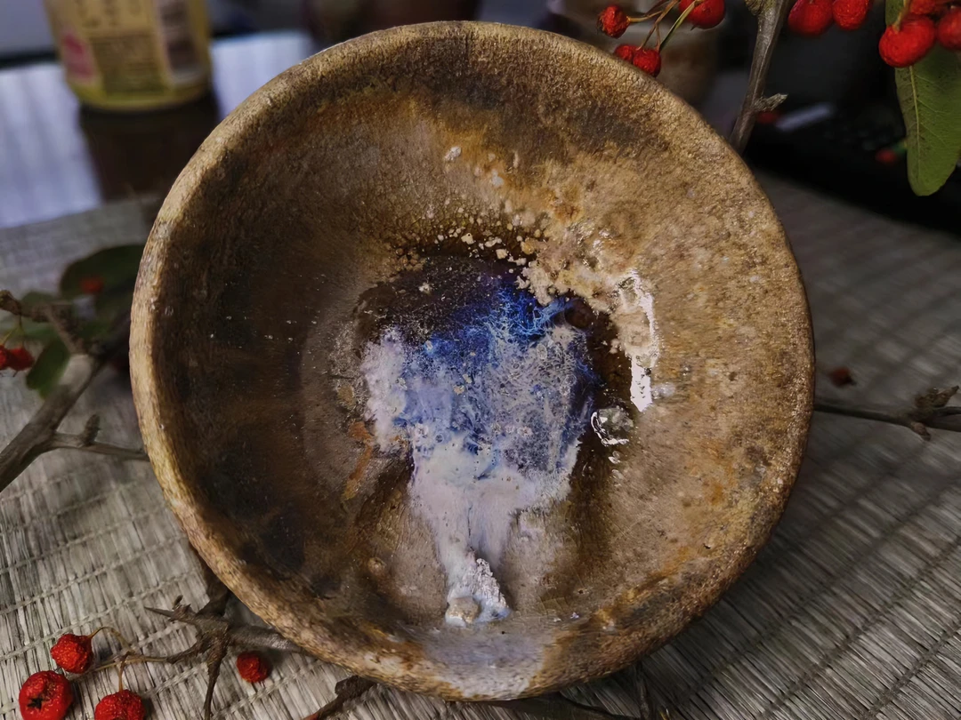 全手工细陶柴烧主人杯