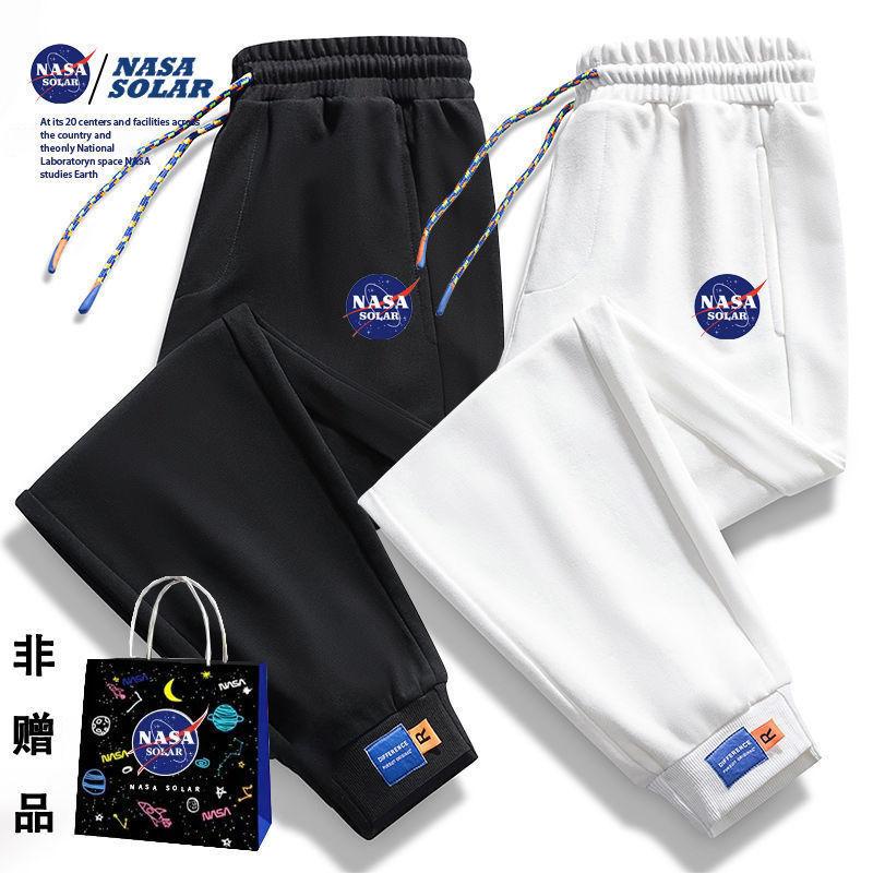 NASA官方联名男春秋宽松百搭潮流男士休闲裤情侣卫裤束脚运动裤潮