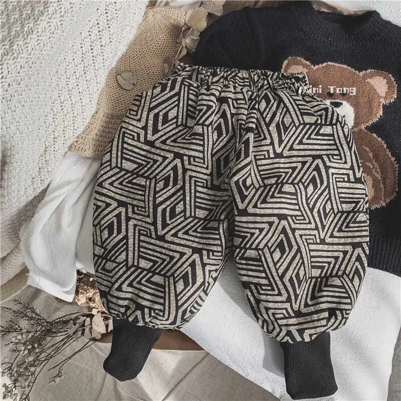 男女童加绒裤子宝宝棉裤秋冬婴儿大pp裤加厚儿童灯笼裤韩版洋气潮