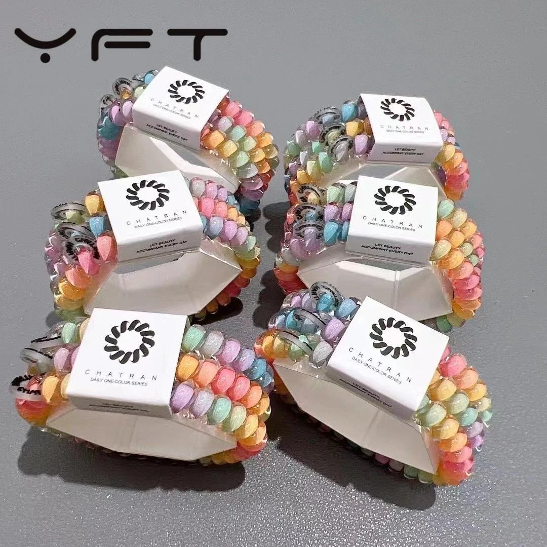 YFT高级感发圈电话线质感发绳M018