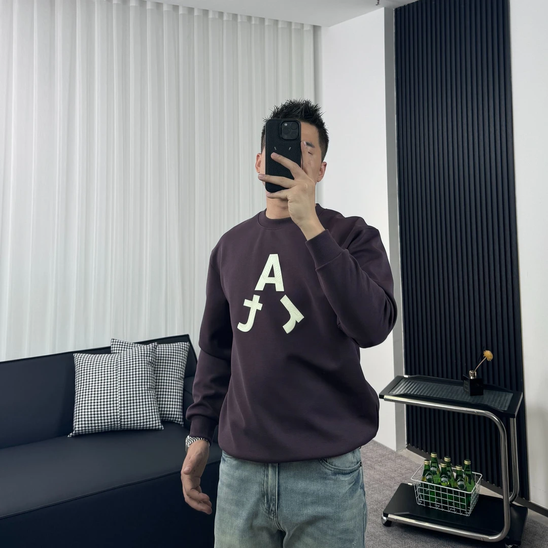 『VICTOR&HORSE』秋季男上衣长袖打底休闲圆领简约T恤卫衣#33866