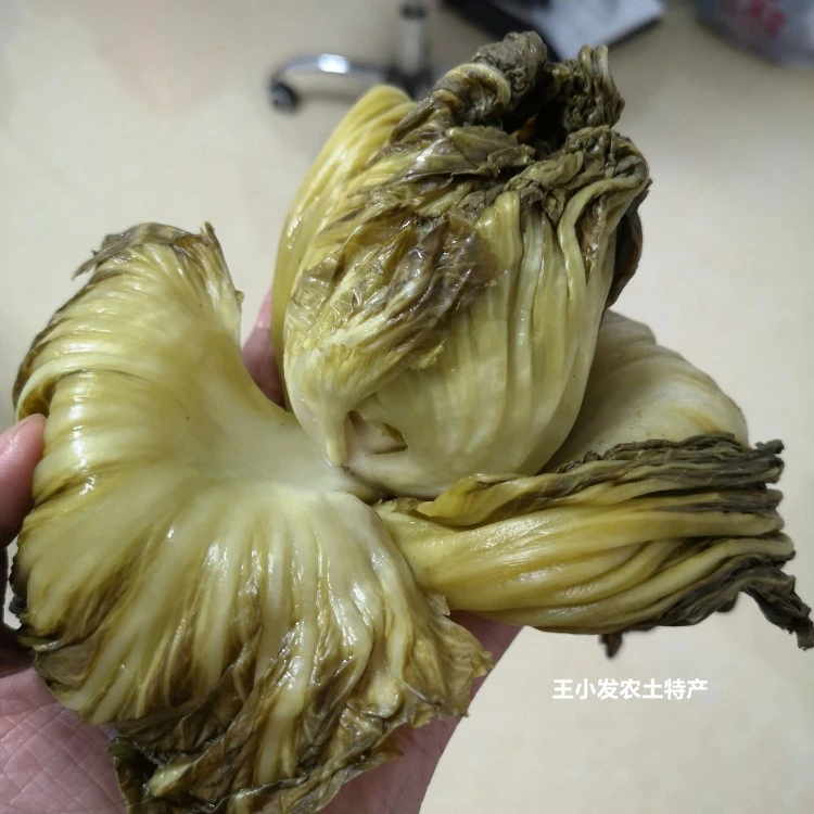 南雄特产水落菜芥菜水碌菜农家自制无盐酸菜3斤