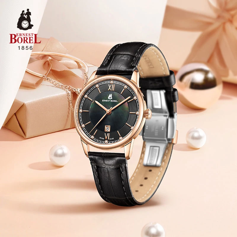 瑞士Ernest Borel依波路传承系列皮带款高档腕表
