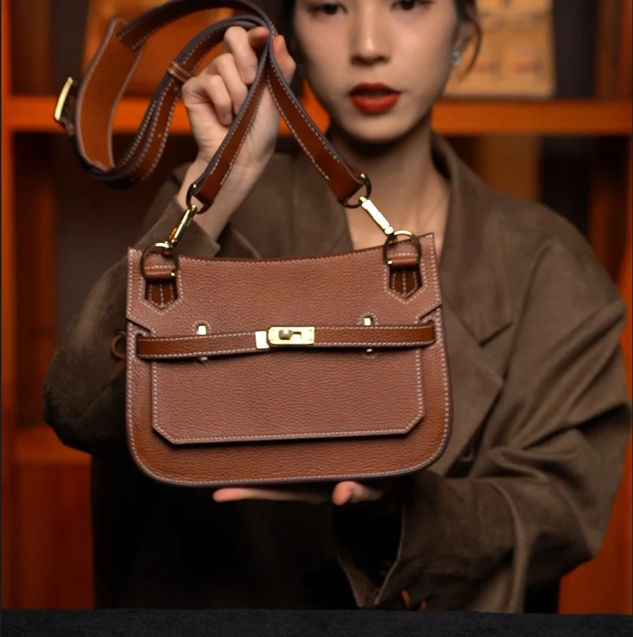 LEATHER BAG STUDIO 原创高定”吉普赛“真皮包-H1036