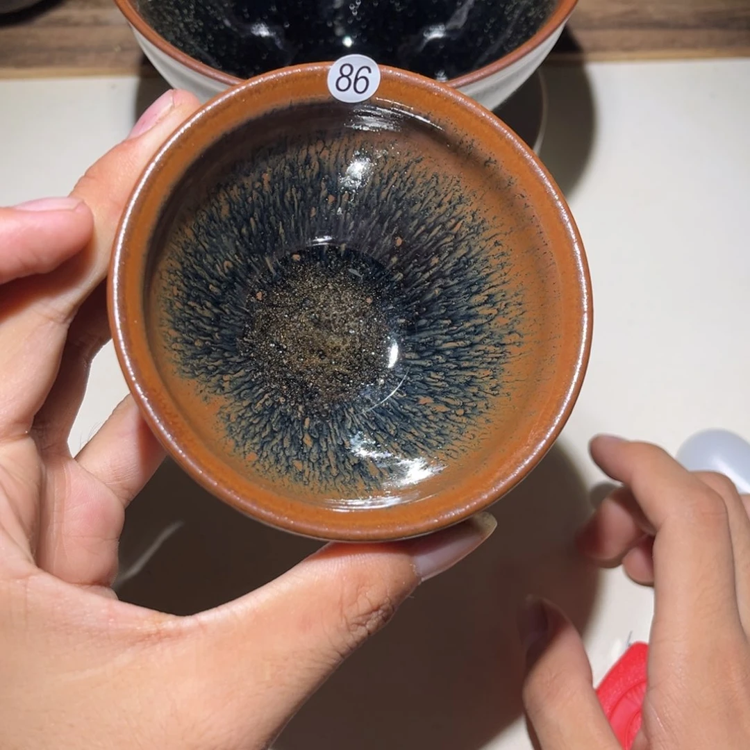 茶盏建窑建盏茶器作品86