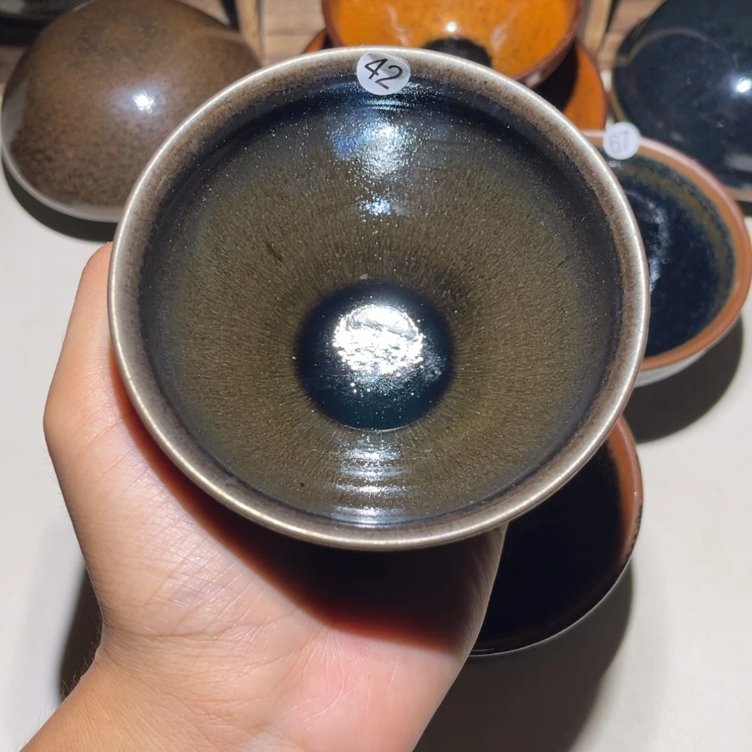 茶盏建窑建盏茶器作品42