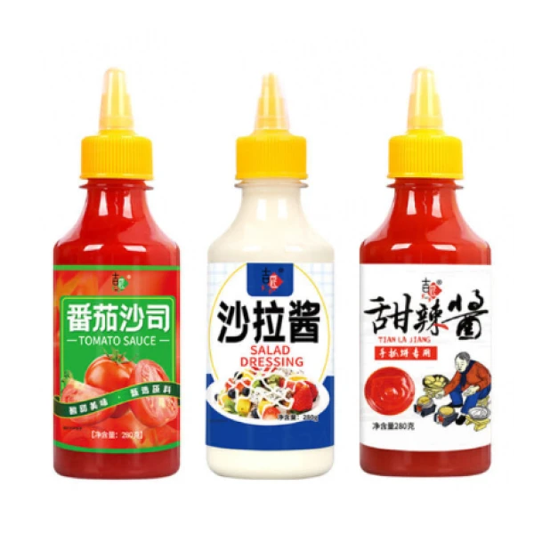 【3瓶】番茄酱沙拉酱甜辣酱组合手抓饼酱料沙司.