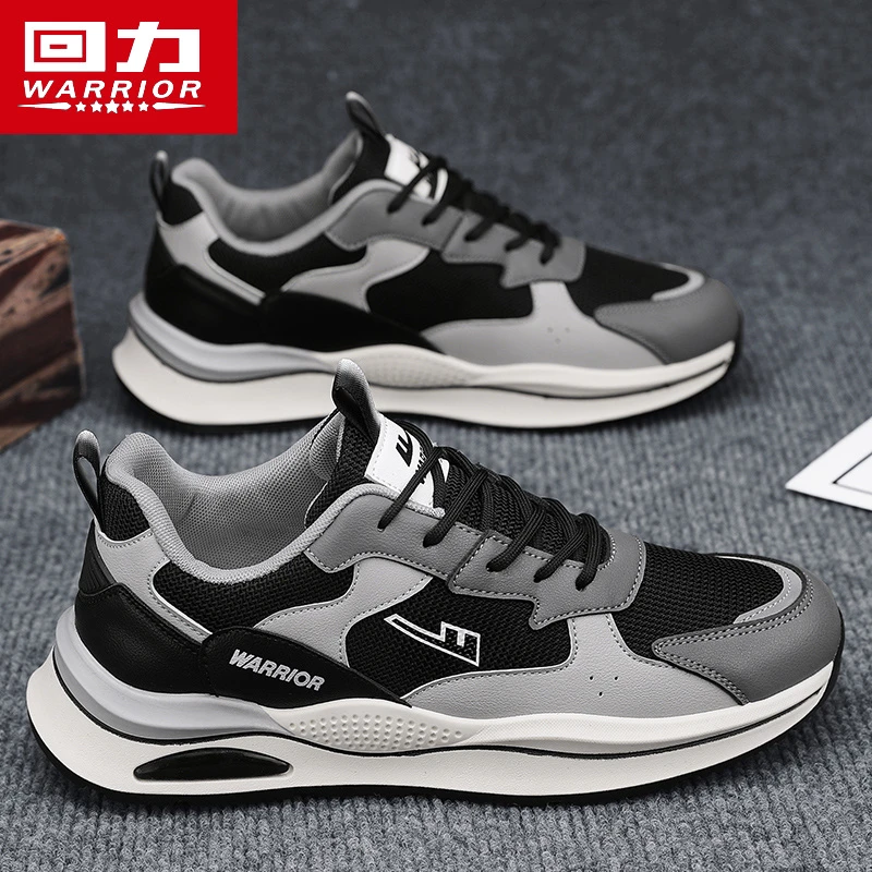 【官方正品】回力男鞋秋季时尚新款网面透气潮流百搭男士跑步运动鞋