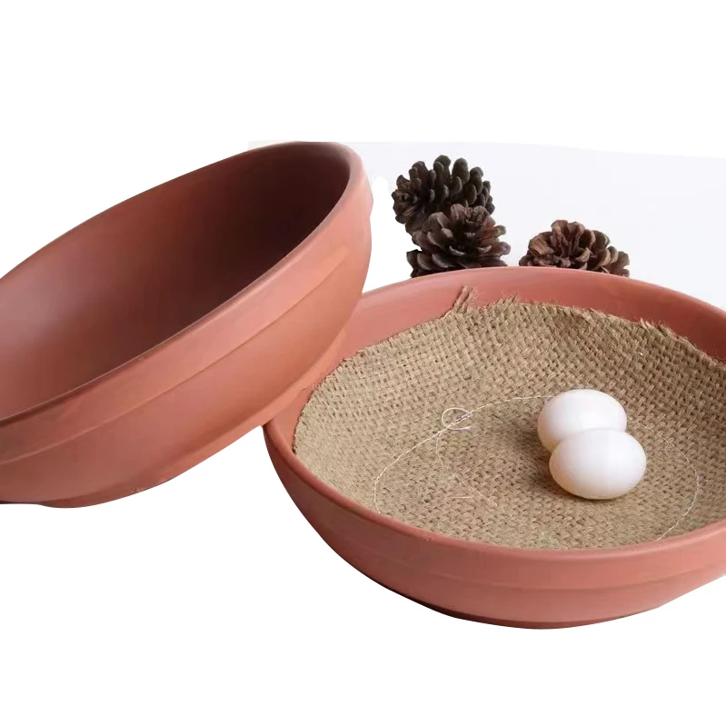 紫砂窝巢盆鸽子窝鸽子巢盆  拍一发二（不带垫子）