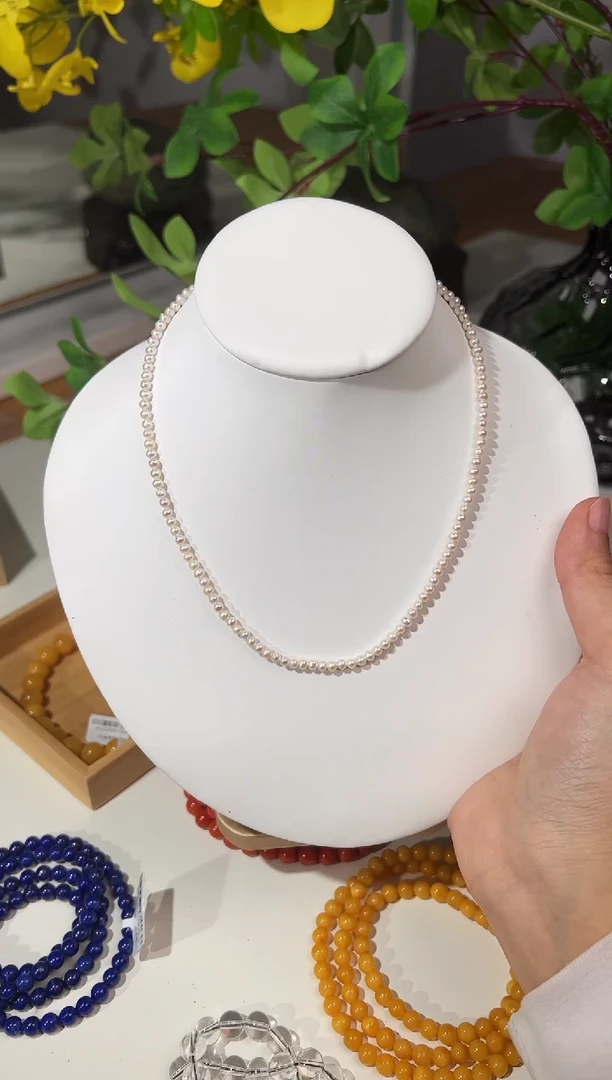 【闪购商品】淡水珍珠颈饰未镶嵌珍珠项链1