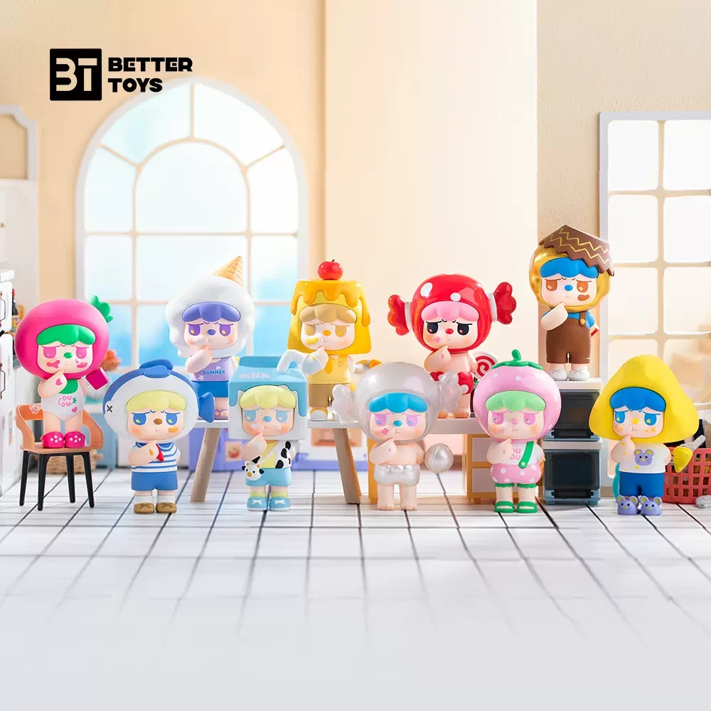 【拆盒】正版 BETTER TOYS 嘟嘟弟贪吃鬼 盲盒手办摆件