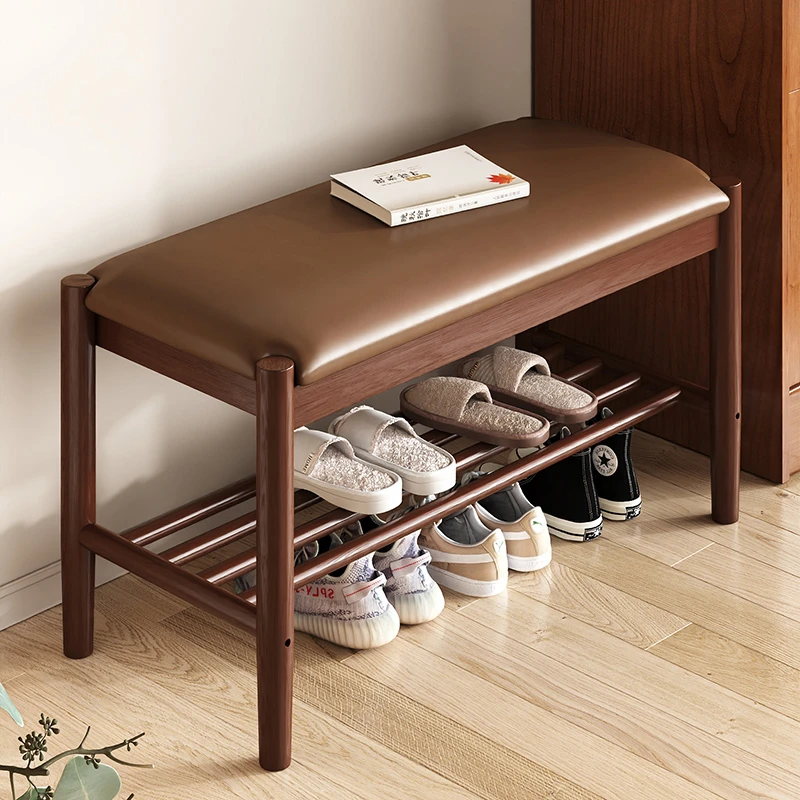 实木换鞋凳家用门口鞋架坐凳入户穿鞋凳进门凳新款实木可坐式鞋架