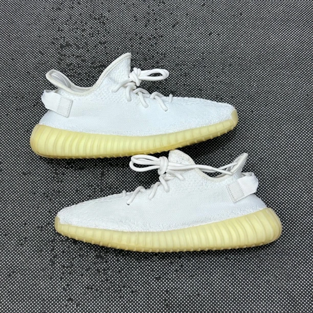 yeezy350 纯白 白冰淇淋/39码/二手/无盒/复古休闲鞋/市价2999