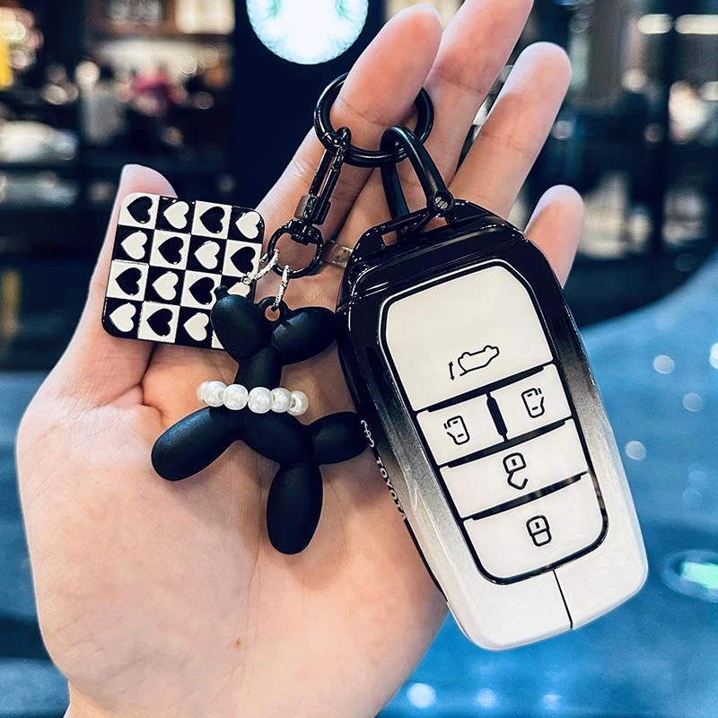 适用丰田塞纳钥匙套格瑞维亚女包/埃尔法威尔法/赛那高端金属壳扣