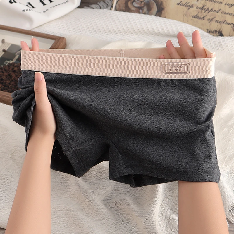 棉质新款女士内裤防走光个性平角裤爆款网红舒适透气四角短裤头