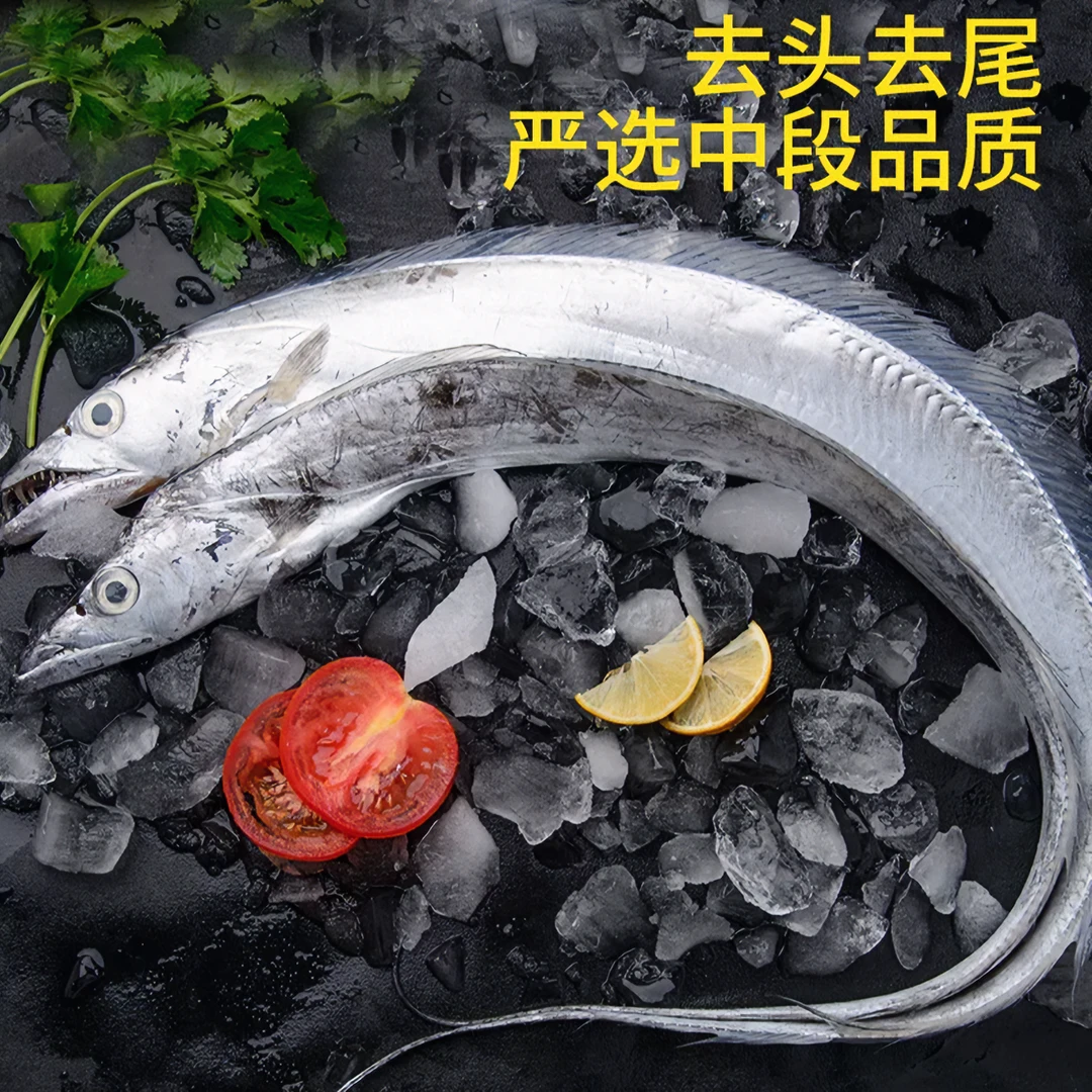 新鲜小眼带鱼段  速冻锁鲜方便实用 不含冰