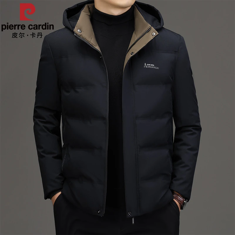 皮尔卡丹高档秋冬季中年男棉衣短款工装棉服外套男保暖加厚新中式