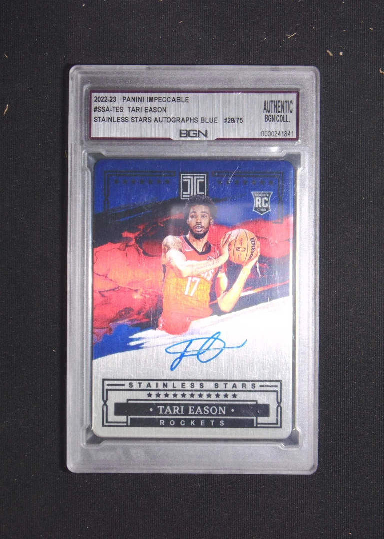 2022-23 Panini Impeccable Tari Eason 铁板 卡签75编 球星卡