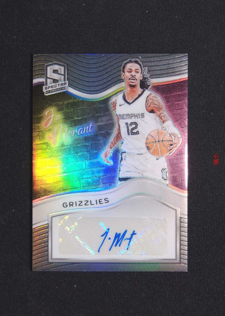 2023-24 Panini Spectra Ja Morant 莫兰特 签字 49编球星卡
