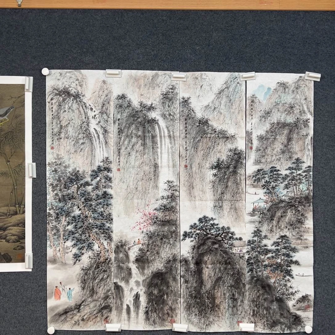 （g83194）时浩 四条屏 书画
