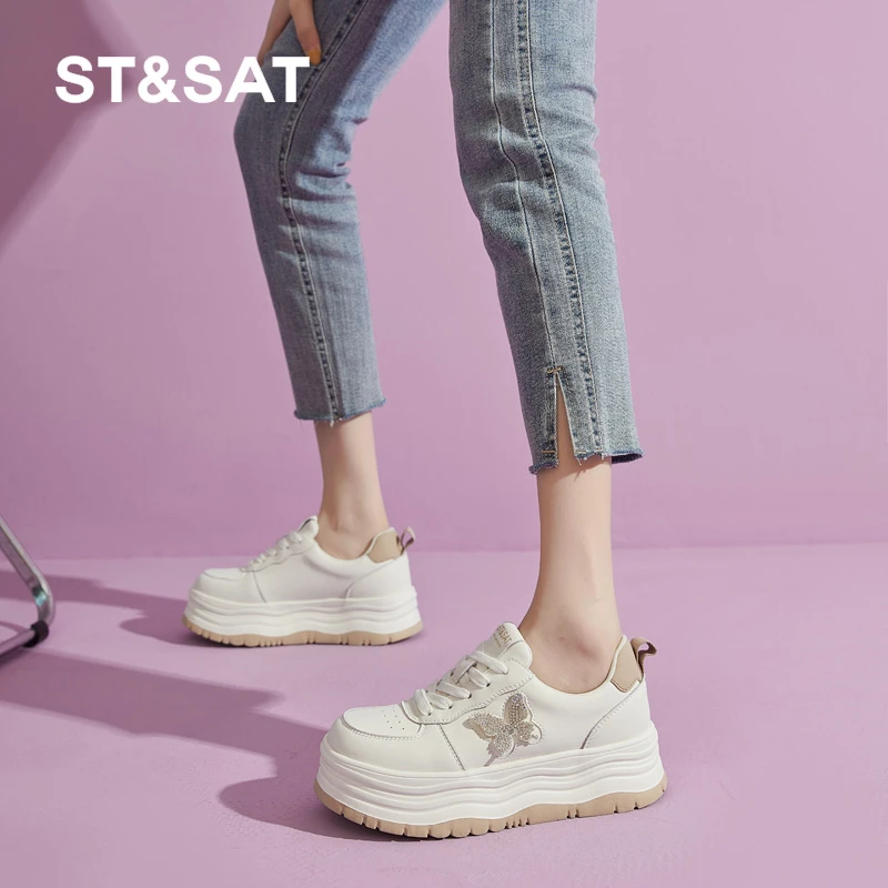 女鞋舒适韩潮透气运动板鞋四季款复古老爹鞋2300号SSC311271E