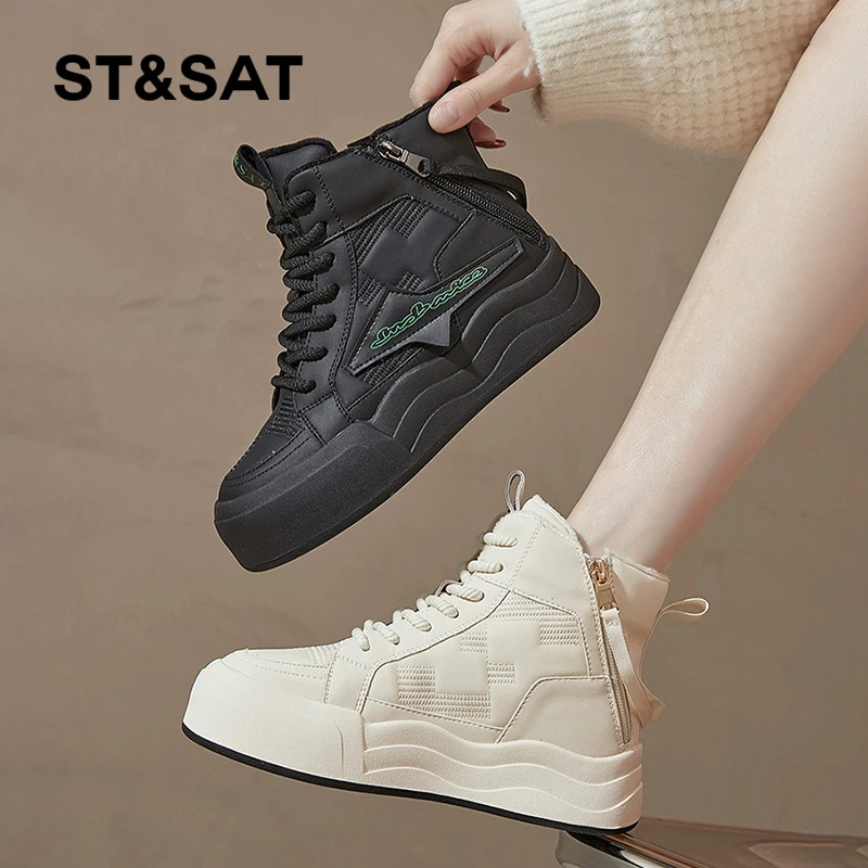 St&Sat/星期六时尚休闲冬季雪地靴保暖2056号SS34118L12