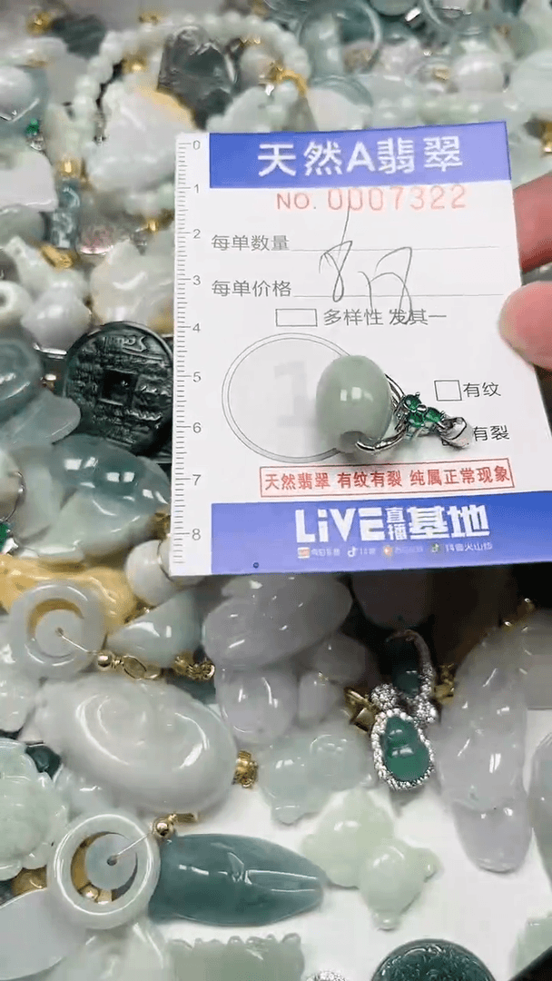 【闪购商品】翡翠颈饰未镶嵌000007322