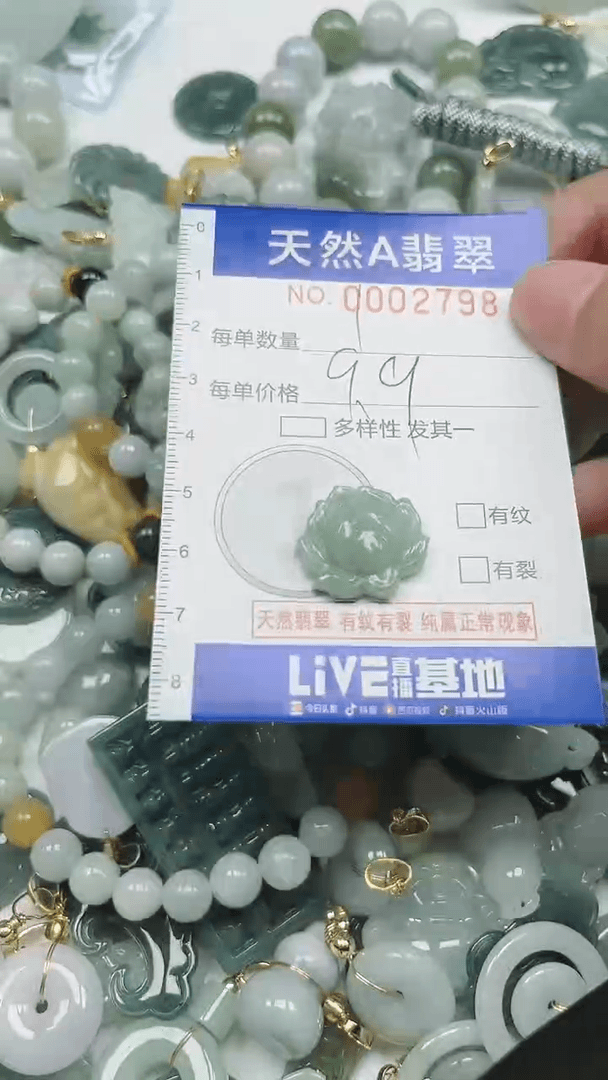 【闪购商品】翡翠颈饰未镶嵌000002798