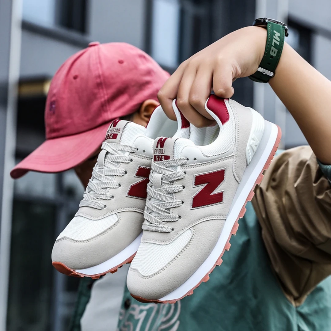 NEW BULUNE 574 男女同款经典百搭休闲时尚情侣运动鞋软底鞋