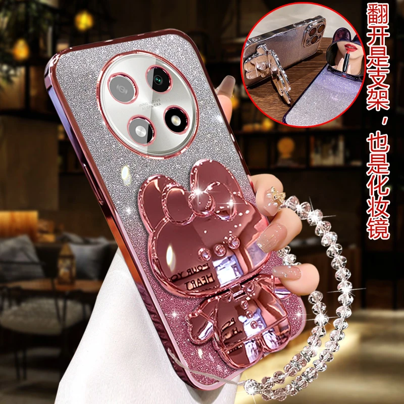 OPPOA2Pro手机壳PJG110网红可爱镜子支架oppo曲屏套a2pro防摔全包