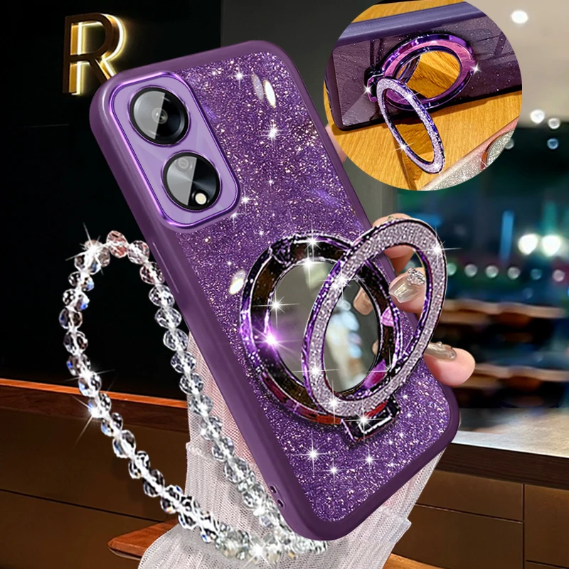 oppoa1pro新款手机壳曲屏防摔A1pro5G闪粉软壳Oppoa1全包PHQ110女