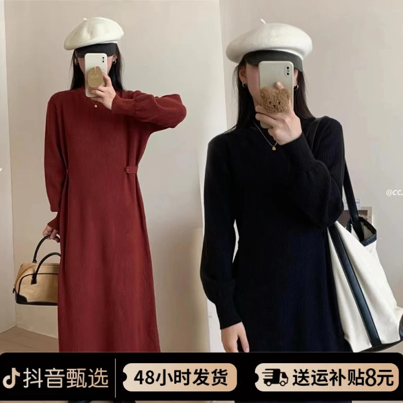 亏·当日发（孕哺两穿）孕妇哺乳连衣裙春夏装外出时尚辣妈款