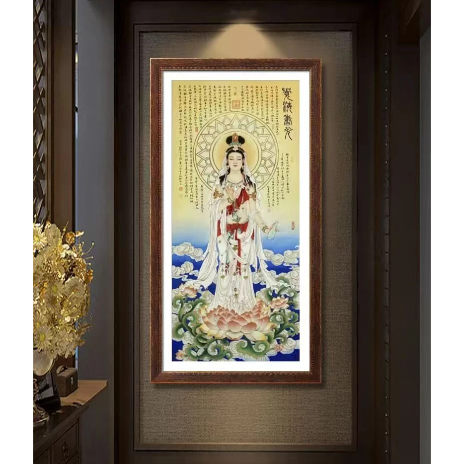 林栋老师作品《觉海香光》托底无框