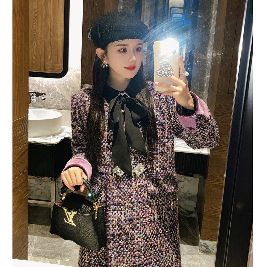 【夜宴巴黎】2025早春新款韩版廊型小香风气质时尚百搭西装外套