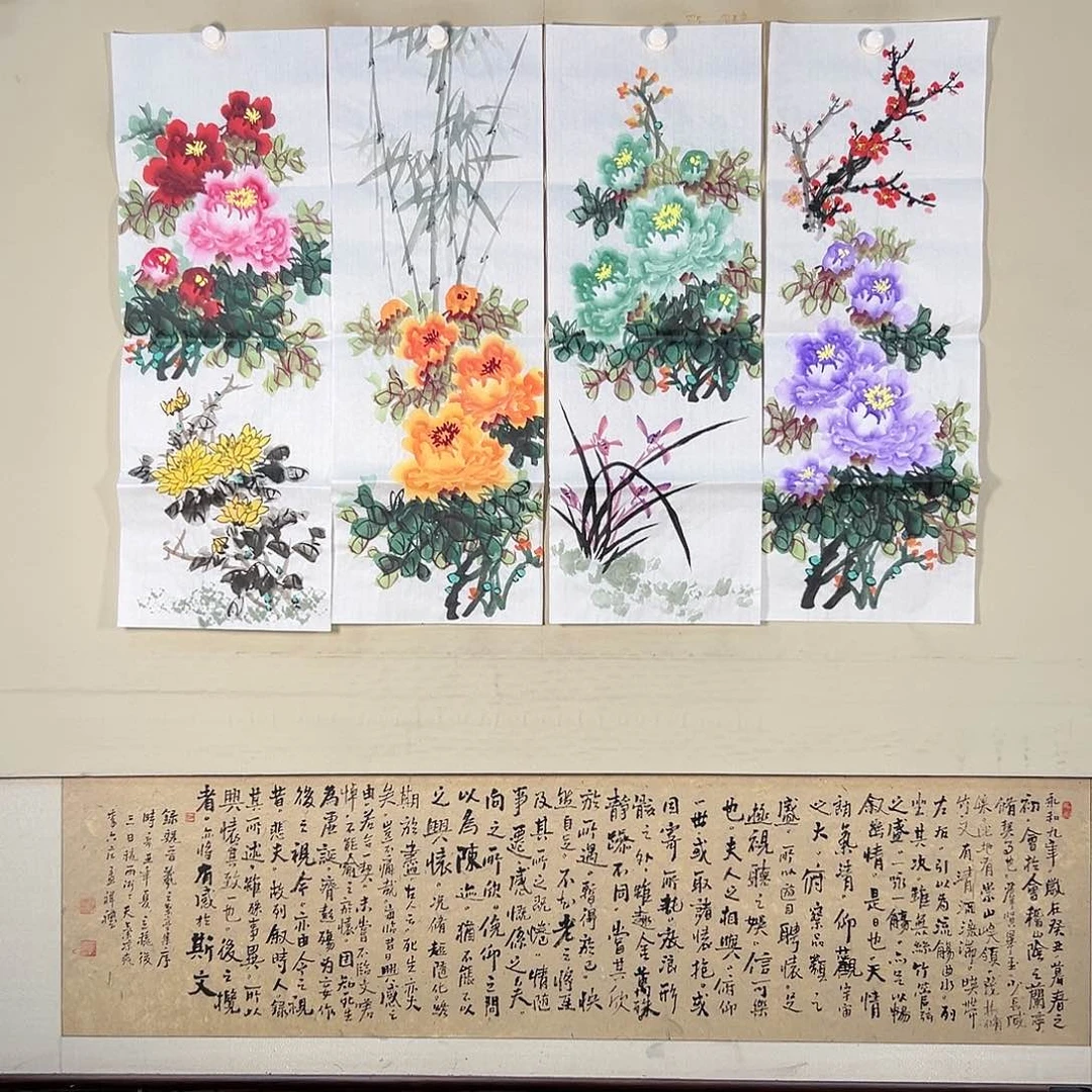 书法725 牡丹等花卉在此种植面积