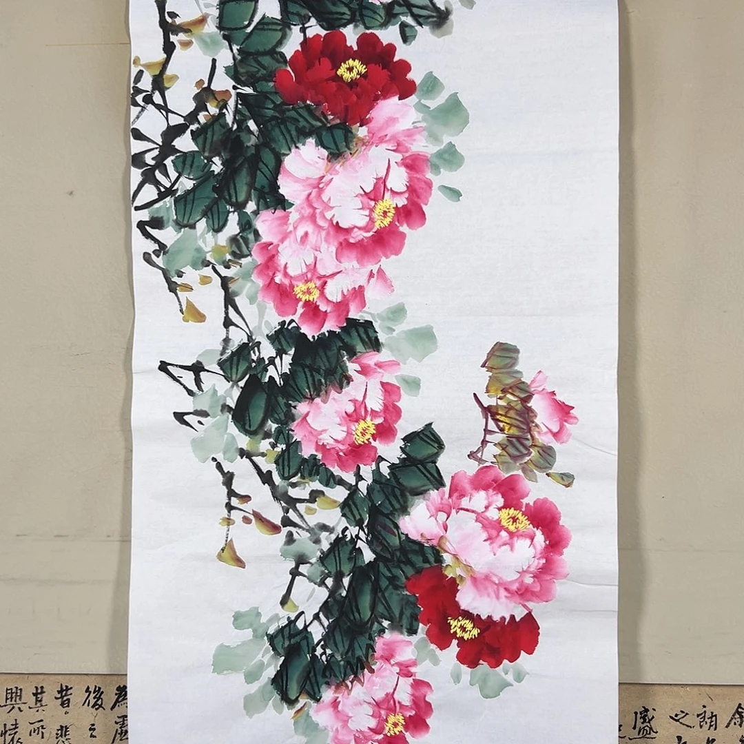 书法085 牡丹一如今天的俏十