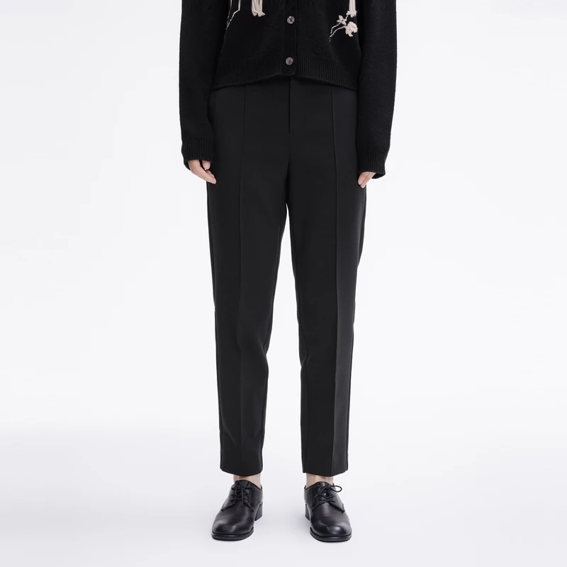 【诗语专属】播裤子BDP4KD0835垂感直筒裤